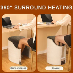 Winter Foot Warmer Office Desk Heater Solid Color Temperature Adjustable Heating Pad Suitable Bedroom Living Room Supplies