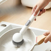 Long Handled Cleaning Brushes with Soap Dispenser for Kitchen Dishes Pots Pans Multi Functional Household Cleaning Brush