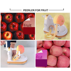 New Hand-cranked Apple Peeler Stainless Fruit Peeler Slicing Machine Apple Fruit Machine Peeled Kit Creative Kitchen Cutter Tool