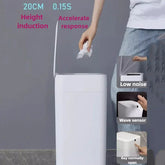 30L Smart Trash Can Automatic Packing Wastebasket Large Capacity Food Waste Disposal Induction Type Home Cleaning Organizer