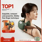 Massage Shawl Type c Charge with Heat Kneading Shoulder and Neck Massager Cervical Simulation Human Hand Portable Massage Neck