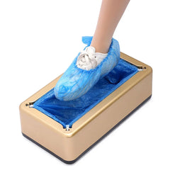 Shoe Cover Dispenser Automatic Hands-Free-Stepping Shoe Dust Covers Disposable Shoes Organizers Suitable for Home Office&Factory