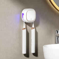 UV Toothbrush Sterilizer with Timing Functions (One Set)