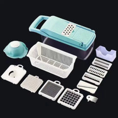 12-in-1 Manual Vegetable Chopper and Slicer Gadget