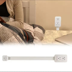 Electrical Outlet Extender Access Hard-to-Reach Outlets Power Socket Wall Charger Use Behind Couches Nightstands Desks and More