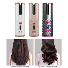 Cordless Automatic Rotating Hair Curler