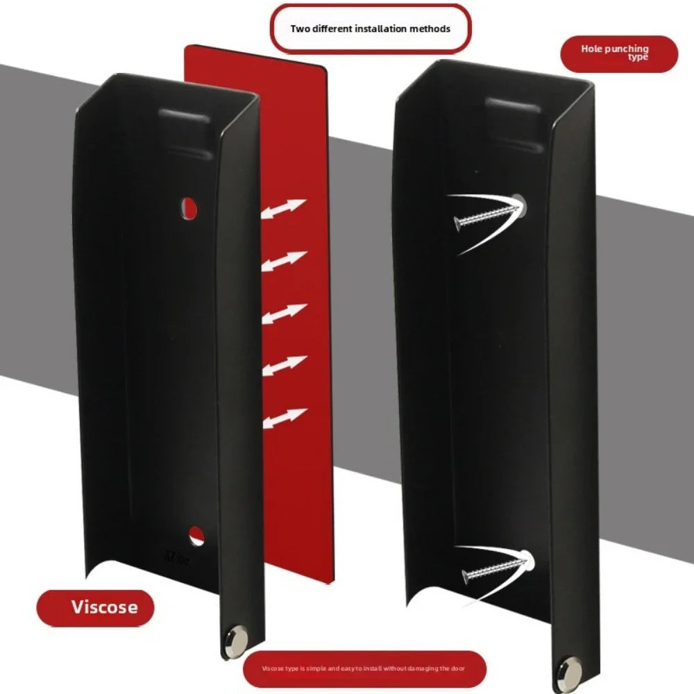 New Nail-free Square Folding Foot Pedal Door Positioner Brake Anti-collision Pedal Touch-type Random Stop Door Baffle Stopper