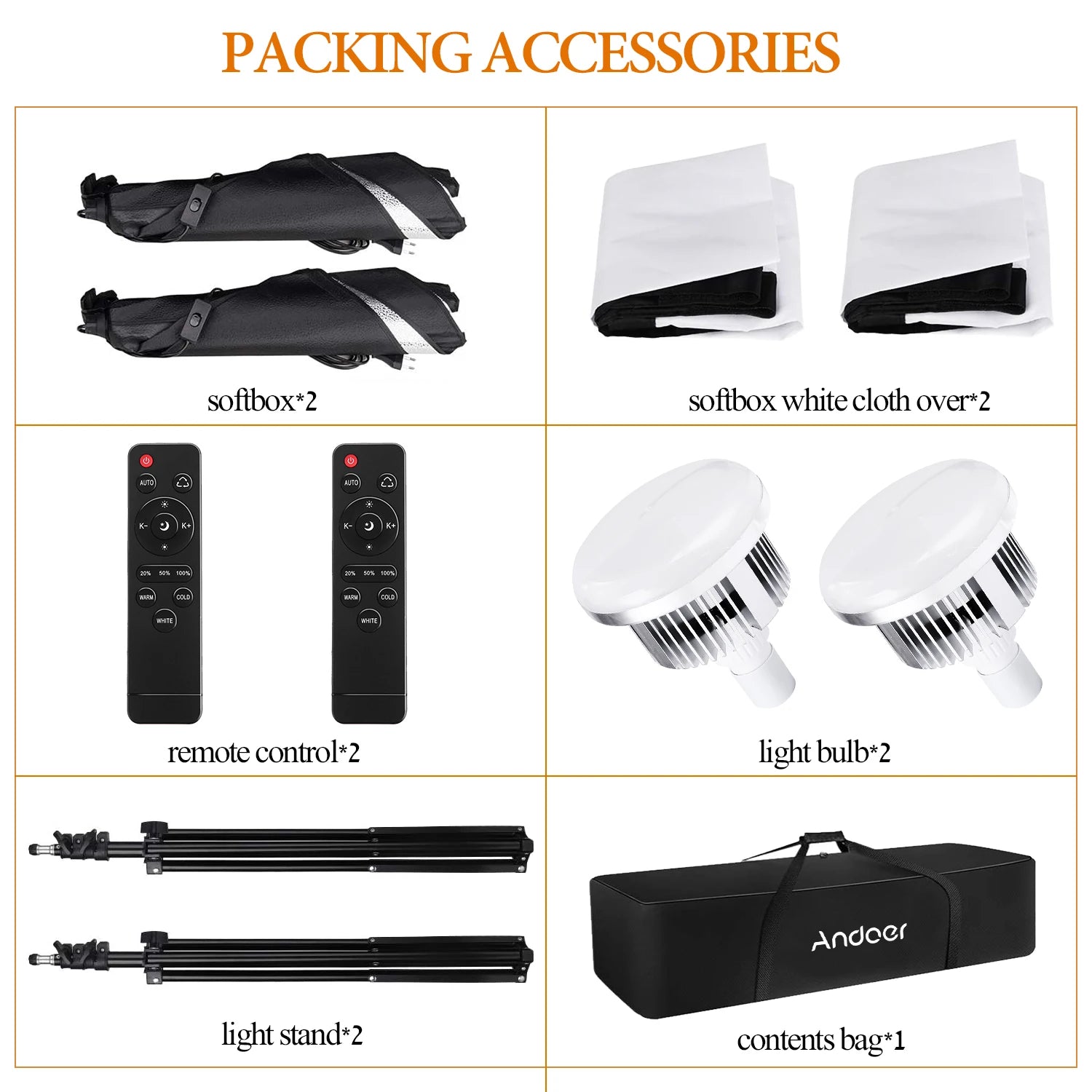 85W Dual Color Temperature Bulb Professional Studio Lighting Soft Box Dual Lamp Set Photography Bulb Photography Studio Equipmen