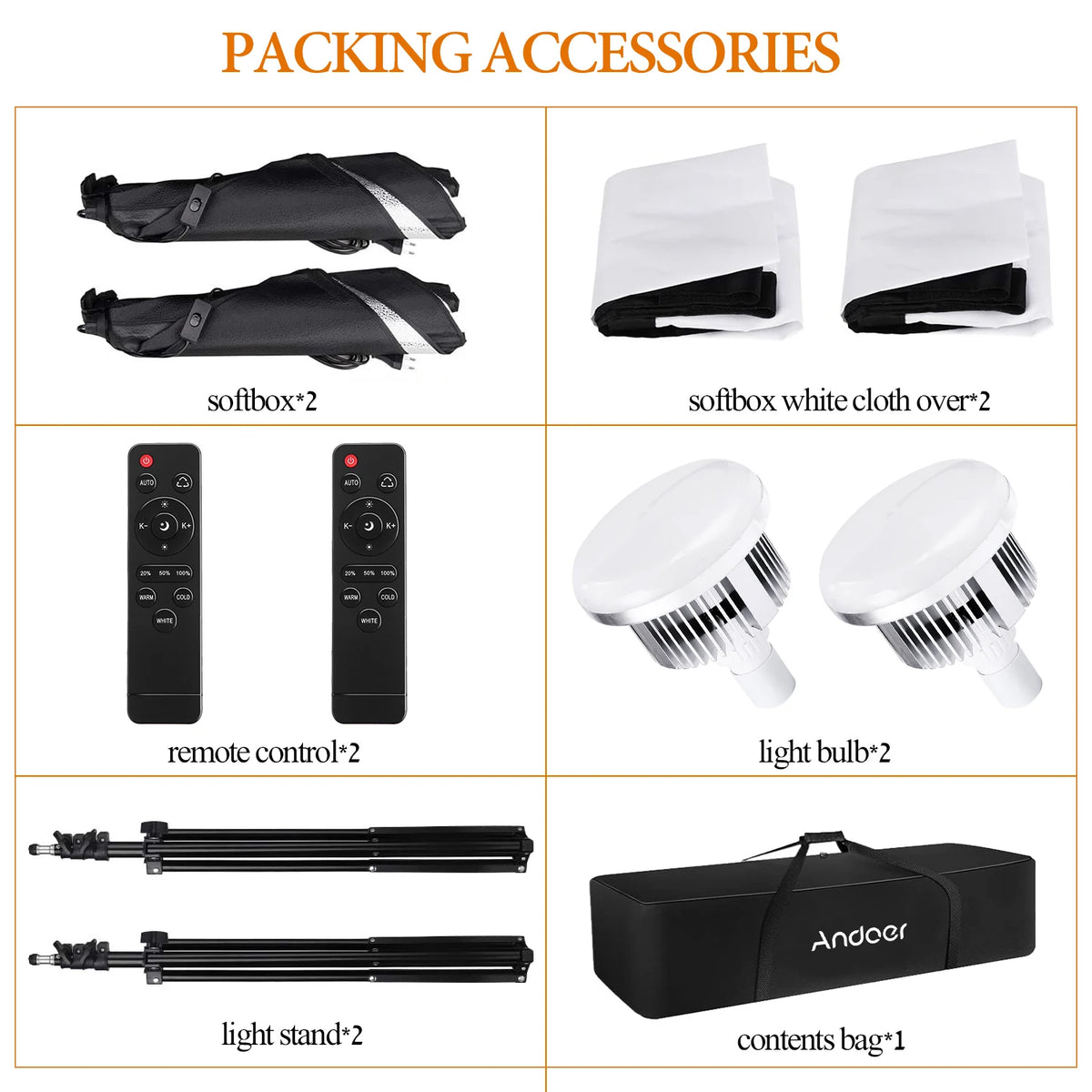 85W Dual Color Temperature Bulb Professional Studio Lighting Soft Box Dual Lamp Set Photography Bulb Photography Studio Equipmen