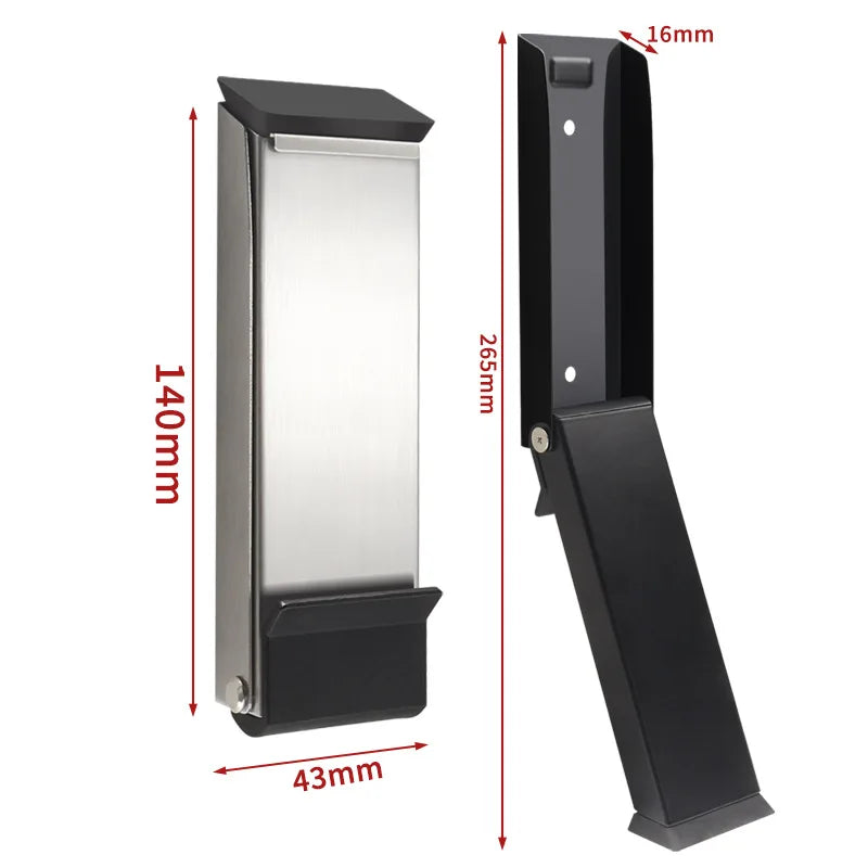 Stainless Steel Windproof Door Stopper Anti-collision Home Magnet Door Stapper Self Adhesive Door Anti-Slip Holder Doormat