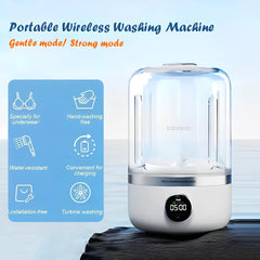 Mi Portable Cordless Washing Machine,USB Rechargeable, Mini Washer for /Underwear/Socks/Baby Clothes Home Travel Laundry Bucket