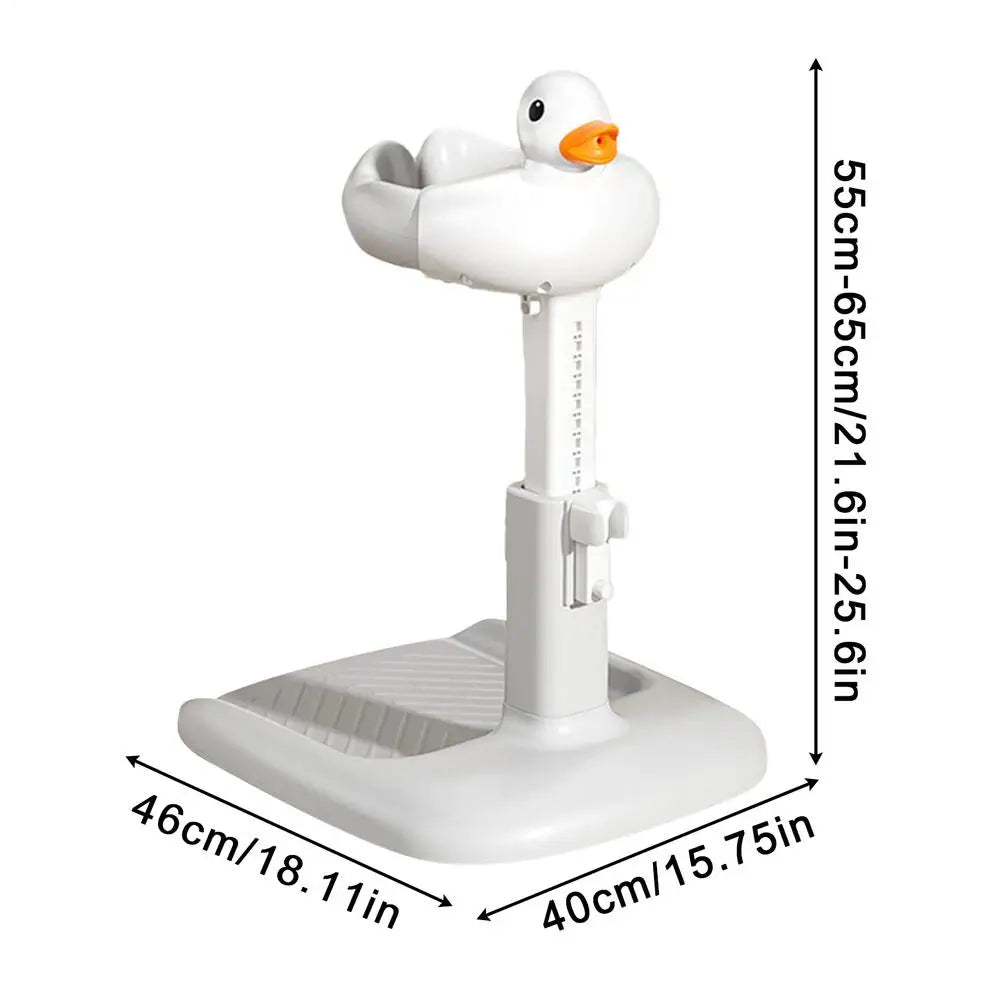 Baby Shower Stand Nursery Bath Stand Adjustable Height Standing Support Portable Shower Device for Kids Boys Girls Enhanced