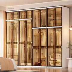 Light Luxury Hanging Wardrobes Bedroom Simple Assembly Clothes Storage Cabinet Large Capacity Rental Room Wardrobe Furniture