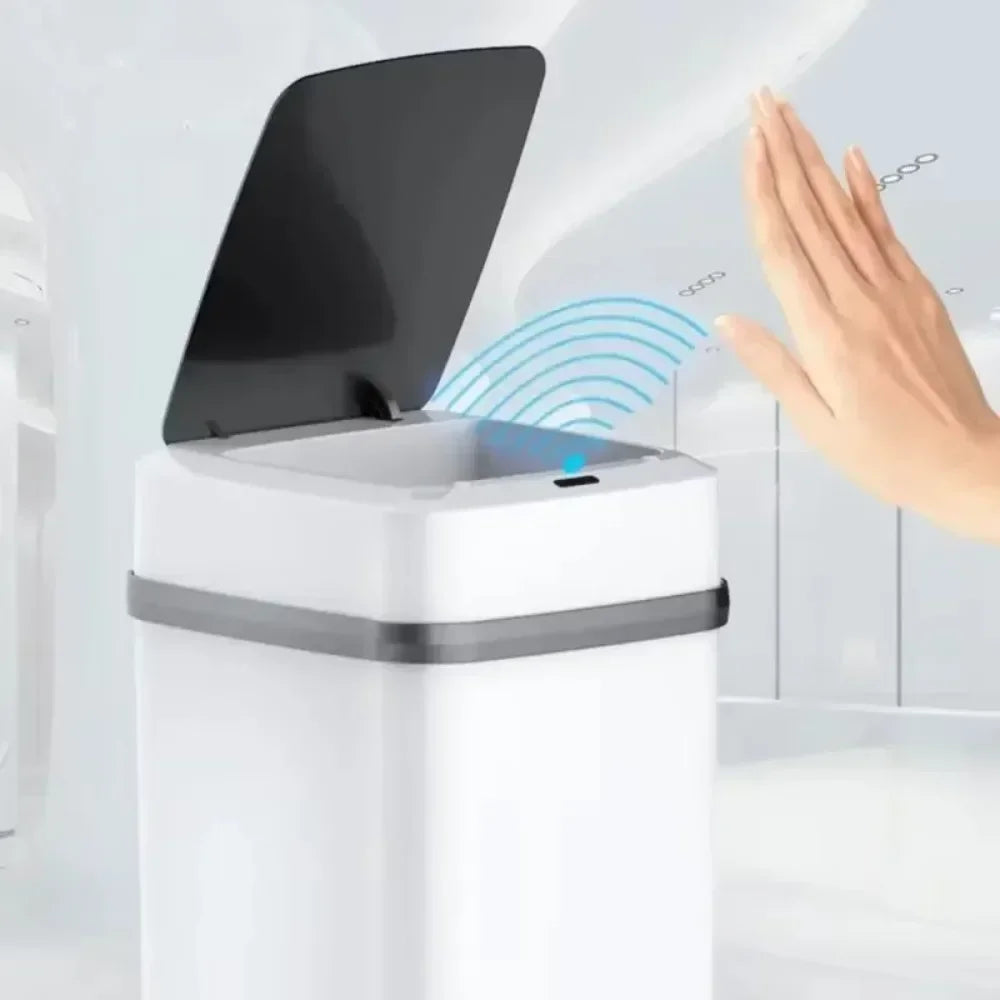 13L bathroom touch trash can, smart toilet trash can, kitchen trash can, smart sensor trash can.