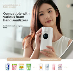 New Smile Automatic Hand Sanitizer Machine Wall-mounted Smart Sensor Electric Soap Dispenser for Children with Foam
