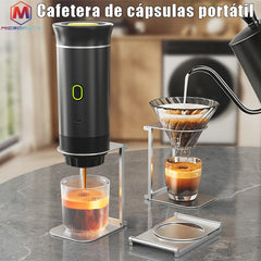 Portable Electric Capsule Coffee Maker Espresso Pot Cordless Heating Pump Press Coffee Maker Travel and Car 3 in 1 Coffee Pot