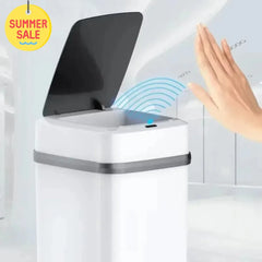 13L household kitchen bathroom living room contactless intelligent sensor open lid garbage can isolate odor