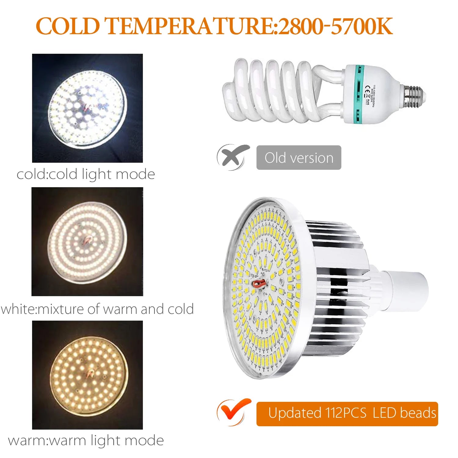 85W Dual Color Temperature Bulb Professional Studio Lighting Soft Box Dual Lamp Set Photography Bulb Photography Studio Equipmen