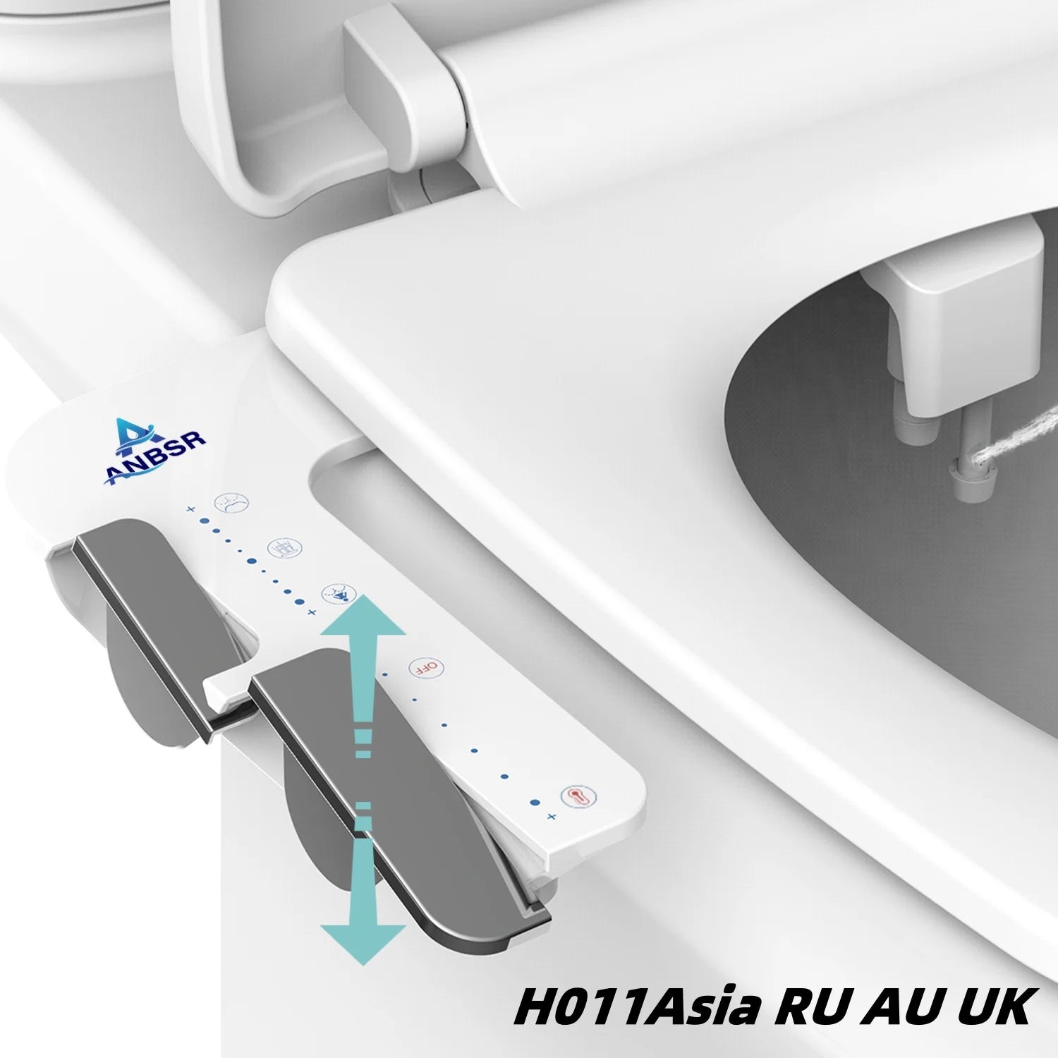Hot and Cold Non-Electric Bidet Attachment for Toilet, Ultra-Slim Feminine Wash, Easy to Install