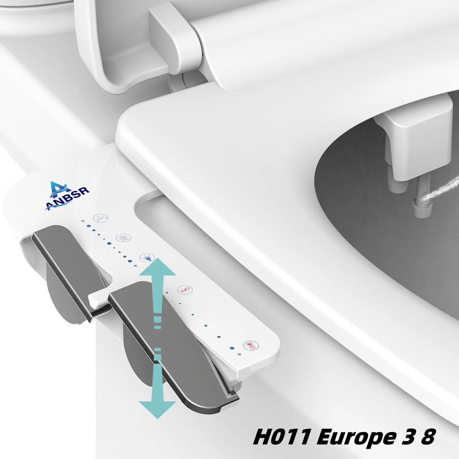Hot and Cold Non-Electric Bidet Attachment for Toilet, Ultra-Slim Feminine Wash, Easy to Install