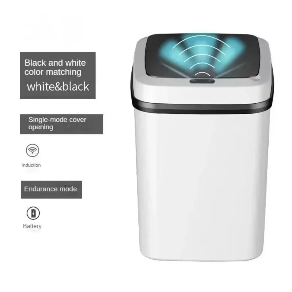 13L bathroom touch trash can, smart toilet trash can, kitchen trash can, smart sensor trash can.