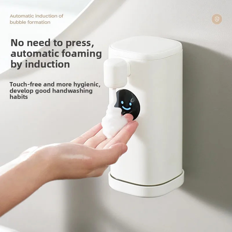 New Smile Automatic Hand Sanitizer Machine Wall-mounted Smart Sensor Electric Soap Dispenser for Children with Foam