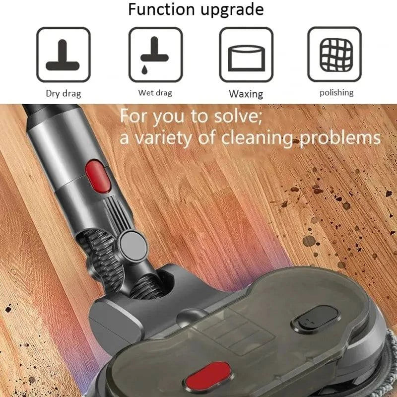 for dyson v7 v8 v10 v11 V15 vacuum cleaner electric wet and dry bring water tank mop head +rag accessories - BeautySecretPlus