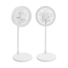Wireless Charging USB Fan with Light for Students