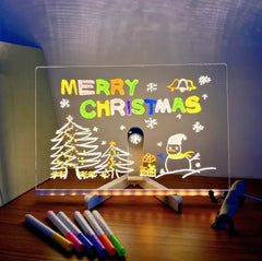Colorful DIY Message Board Light