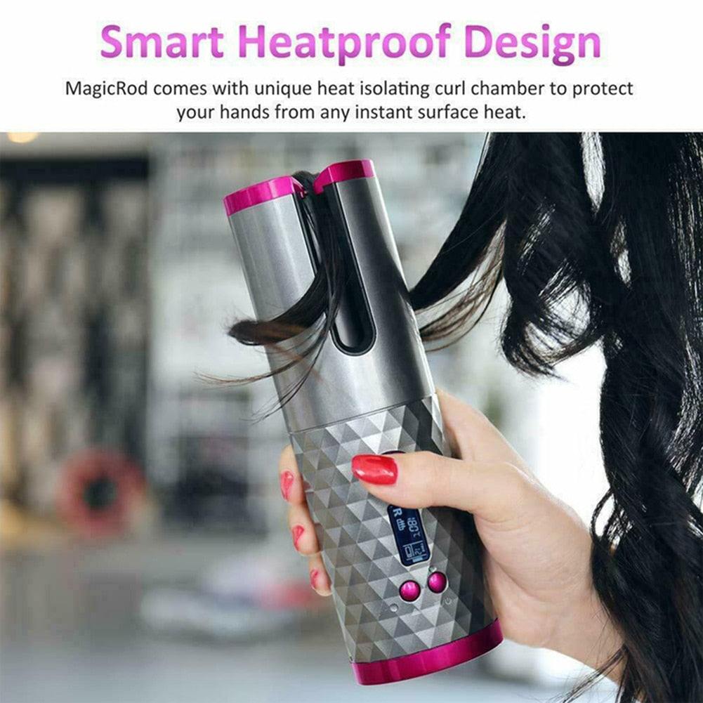 Cordless Automatic Rotating Hair Curler