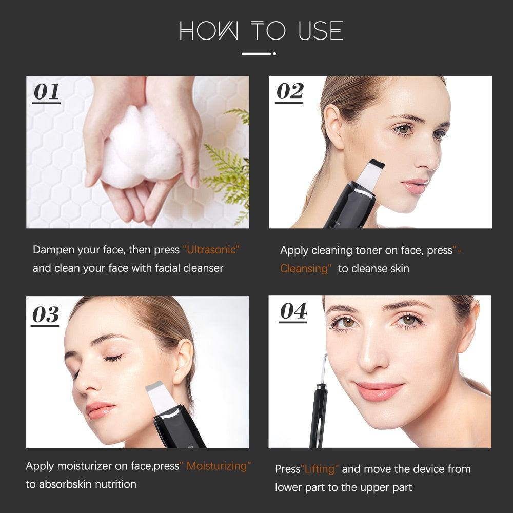 Ultrasonic Facial Scrubber