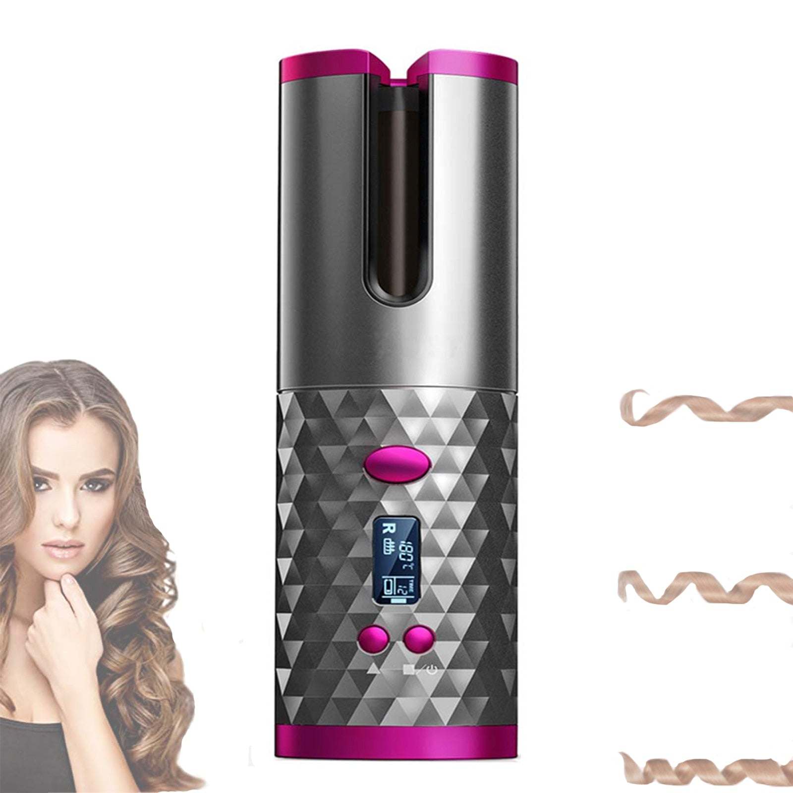 Cordless Automatic Rotating Hair Curler